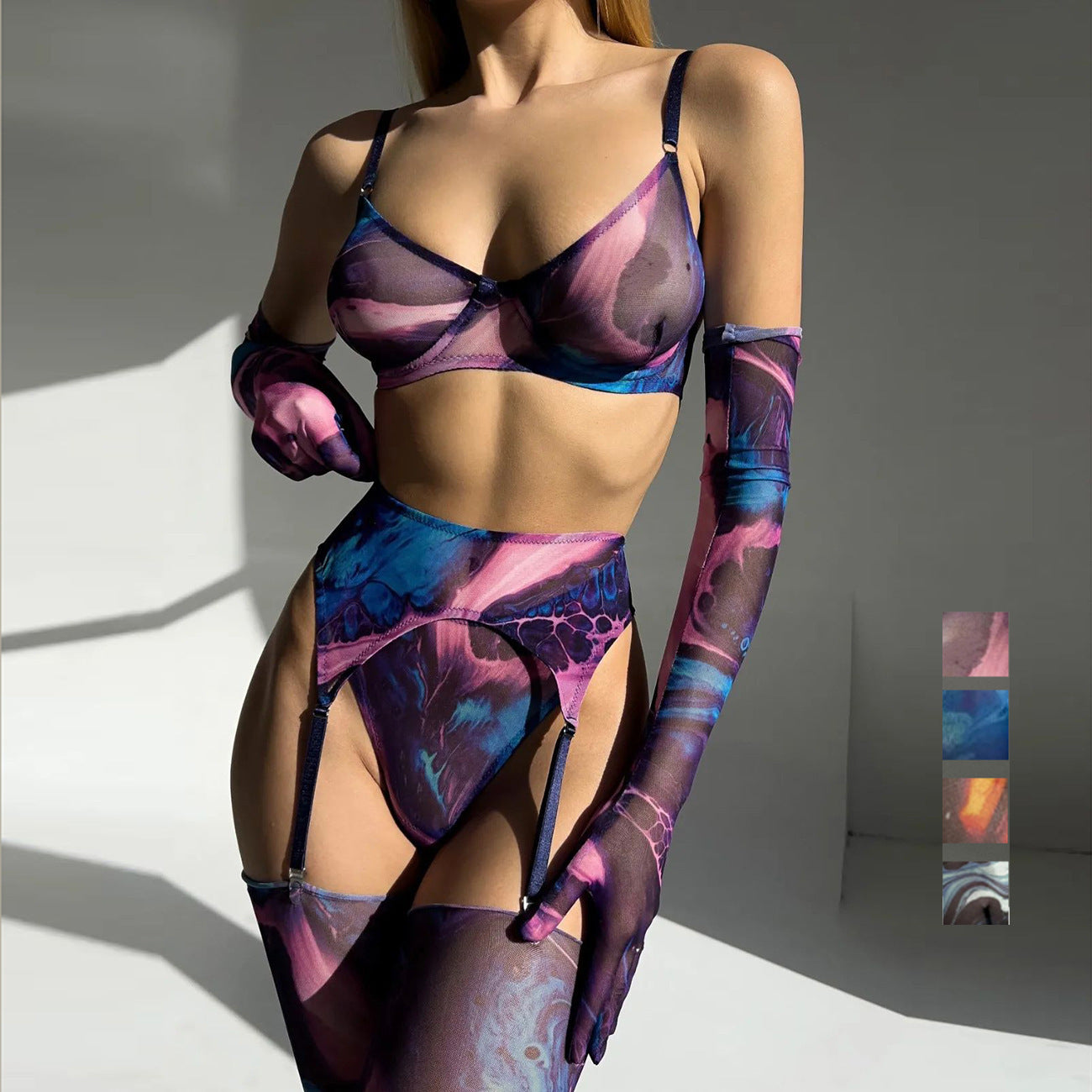 Celeste 5-Piece Lingerie Set