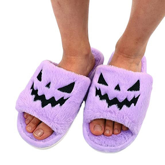 Halloween Pompoen Pantoffels