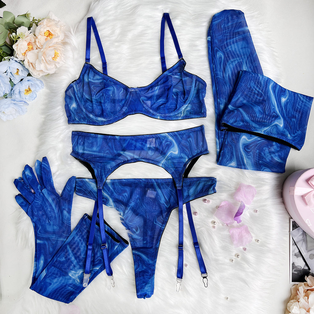 Celeste 5-Piece Lingerie Set